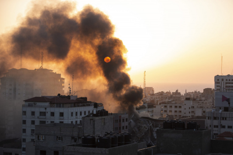 Rakete i jutros parale nebo u pojasu Gaze: Izrael razmatra kopnenu invaziju?! (FOTO, VIDEO)