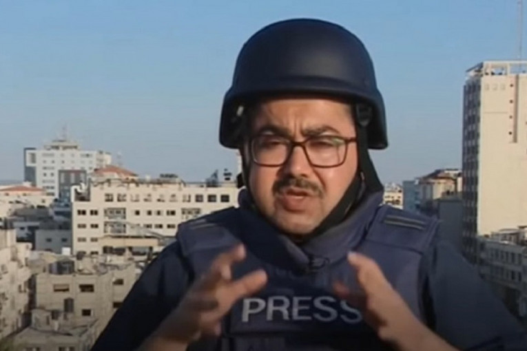 Uživo u programu: Voditelj izveštava iz Gaze, a iza njega stravična scena! (VIDEO)