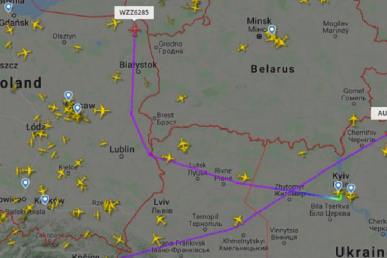 Zaobilaze je u širokom luku: Kako je otmica aviona naterala letelice da kruže oko Belorusije (FOTO)