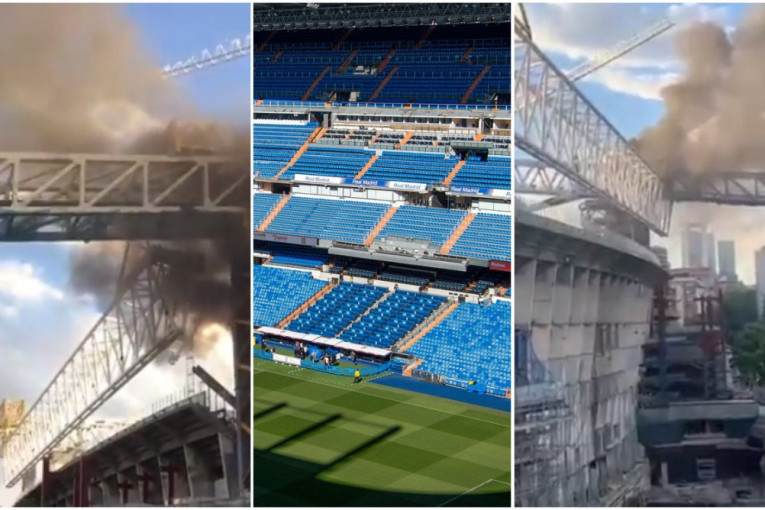Goreo stadion madridskog Reala! (VIDEO)