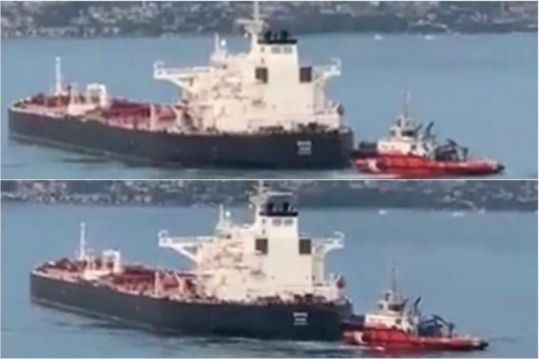 Blokiran Bosfor: Tanker sa naftom izgubio kontrolu - saobraćaj obustavljen u oba smera (VIDEO)