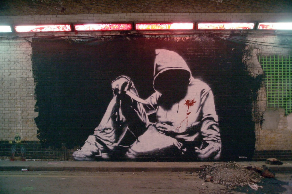 Ukrajinci ukrali Benksijev mural vredan 240.000 dolara, a sad im preti 12 godina zatvora (FOTO)