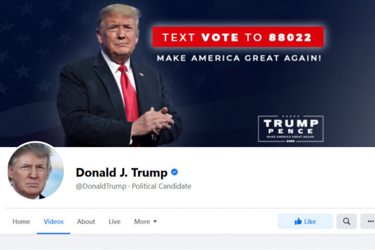 Fejsbuk suspendovao nalog Donalda Trampa na dve godine