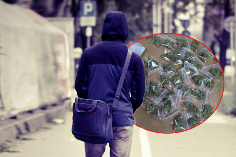 "Pao" maloletnik u Novom Pazaru: Šetkao se sa torbicom punom marihuane