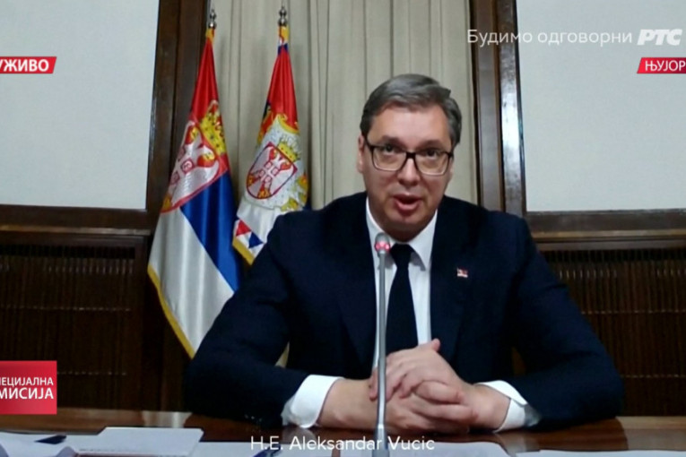 Predsednik Vučić na sednici SB UN: "Sudeći prema presudama, niko nije kriv za zločine protiv Srba"