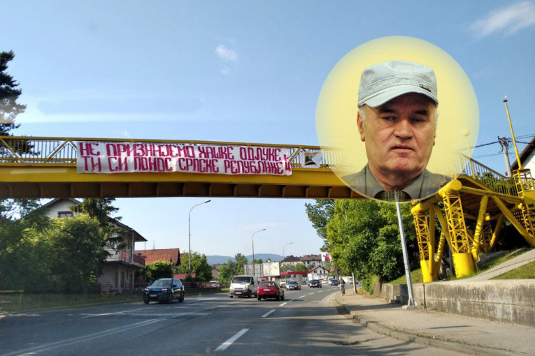 Banjaluka uz generala Mladića: "Ti si ponos Srpske Republike" (FOTO)