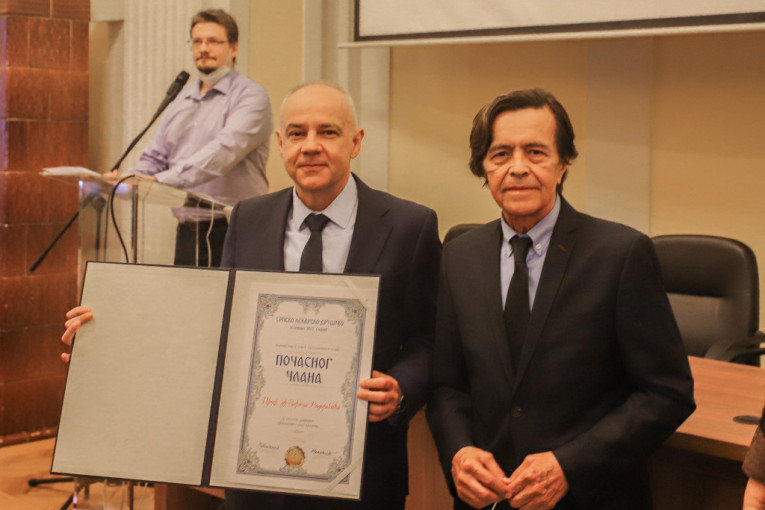 Radojičić izabran za počasnog člana Srpskog lekarskog društva