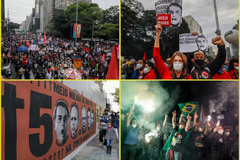 Haos u Brazilu: Vlada saopštila šokantne korona brojke, građani momentalno izašli na ulice (FOTO)