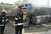 Zapalio se autobus kod Rače u ranu zoru!