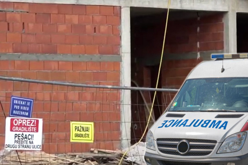 Nesreća u Surdulici: Radnik pao sa skele, lekari mu se bore za život