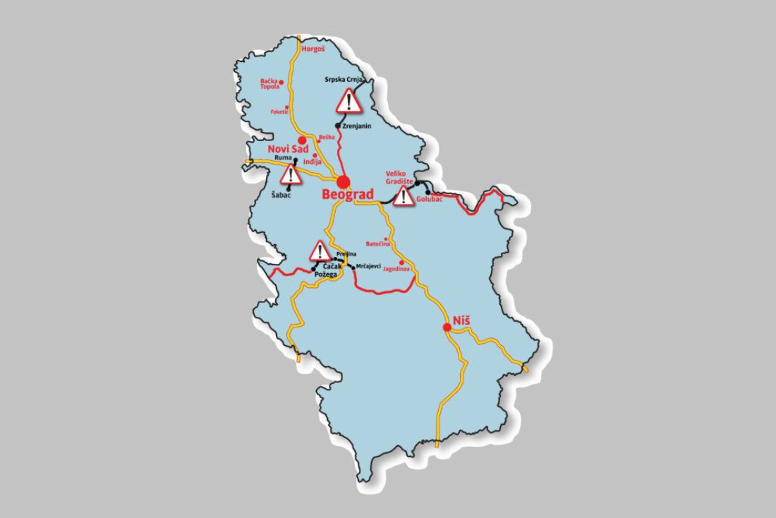 Ovo su crne tačke Srbije: Izbegnite najopasnije deonice koje odnose živote! (FOTO)