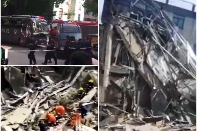 Urušio se hotel u Kini: Ima mrtvih, spasioci pretražuju ruševine (VIDEO)