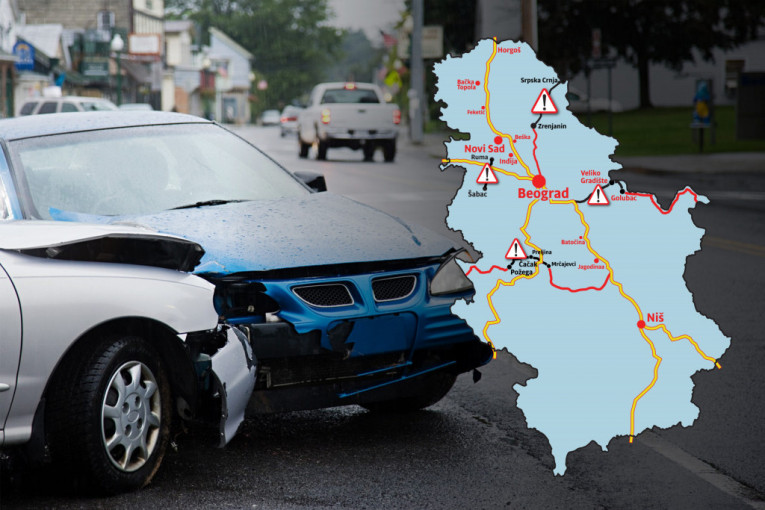 Vozači, oprez! Najviše se gine u julu i avgustu, ovde su crne tačke u Srbiji (FOTO)