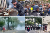 Neredi u Parizu: Francuzi izašli na ulice zbog novih Makronovih mera, pa zasuti suzavcem (VIDEO)