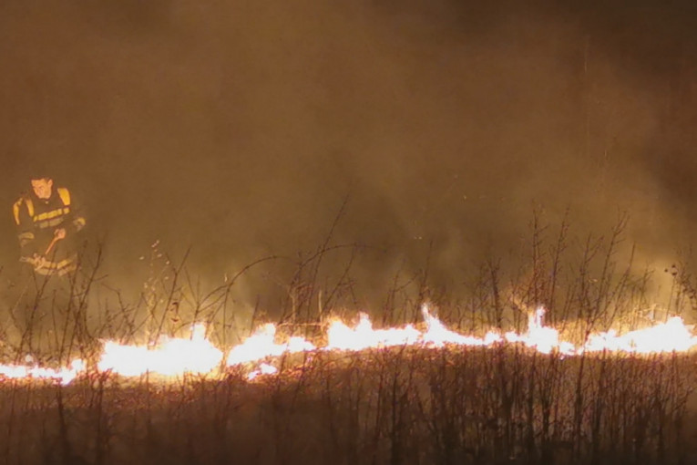 Grom izazvao požar na Crnom vrhu: Gorelo 100 hektara zemljišta, vatrena stihija sada pod kontrolom (VIDEO)