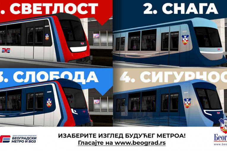Građani su izabrali: Pogledajte kako će izgledati dizajn budućeg metroa (FOTO)
