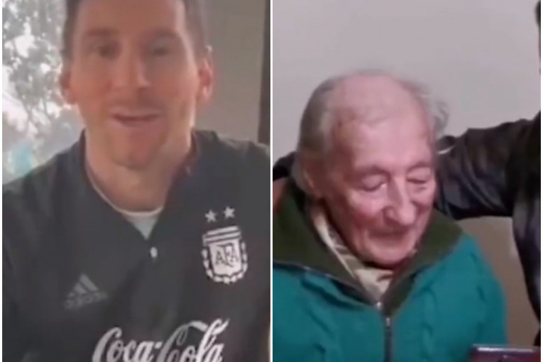 Odgledao je skoro sve mečeve Argentine: Ima 100 godina i zapisane sve Mesijeve golove (VIDEO)