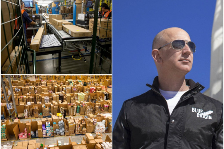 Dok se Bezos bahati, radnici Amazona otkrivaju: Uriniraju u flaše, stoji se 11 sati, svaki dan je pakao