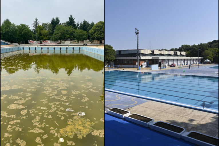 Spoljašnji bazeni na Banjici renovirani za 20 dana: Pogledajte fotografije pre i posle (FOTO)