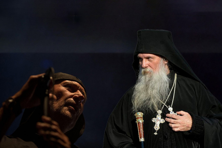 Susret vladike Jovana Ćulibrka sa članovima grupe Laibach