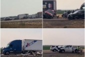Peščana oluja napravila haos: U nizu nesreća najmanje 7 mrtvih, brojna vozila uništena (VIDEO)