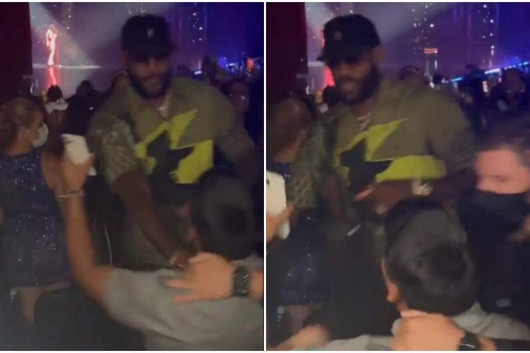 Lebron gurnuo čoveka koji je hteo selfi, jedni ga napadaju, drugi brane (VIDEO)