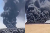 Zapalilo se najveće groblje guma na svetu: Ne može da se diše, a dim su snimili i sateliti (VIDEO)