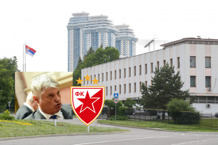 Lazanski bio vatreni navijač Zvezde! Zgradu naše ambasade u Moskvi ofarbao u crveno-bele boje
