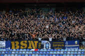 Da li će UEFA reagovati? Posle haosa na ulicama Zagreba, "Bed blu bojsi" razvili ustašku zastavu