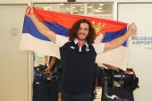 Trubači i navijači dočekali bronzanog srpskog Gruzina: Srbija je sada moja kuća, u Parizu na zlato