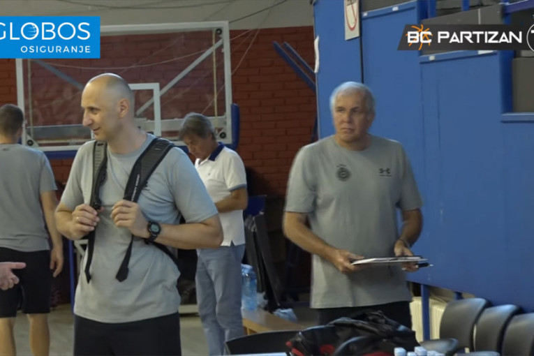 Počele pripreme Partizana: Željko se uželeo košarke, na prozivci većinom mlađi igrači