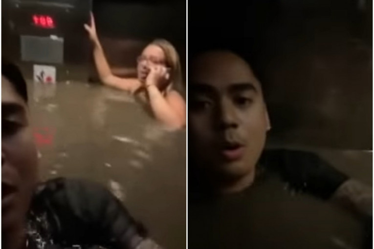 Zaglavili se u liftu, a voda im došla do vrata: Zvao sam cimera da mu kažem da ću umreti! (VIDEO)
