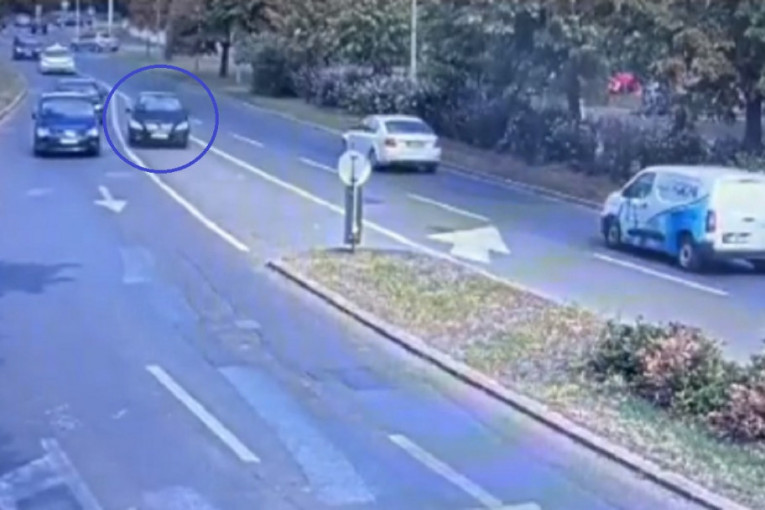 Šokantan snimak bahate vožnje: Vozio preko duple pune linije, umalo da napravi haos (VIDEO)