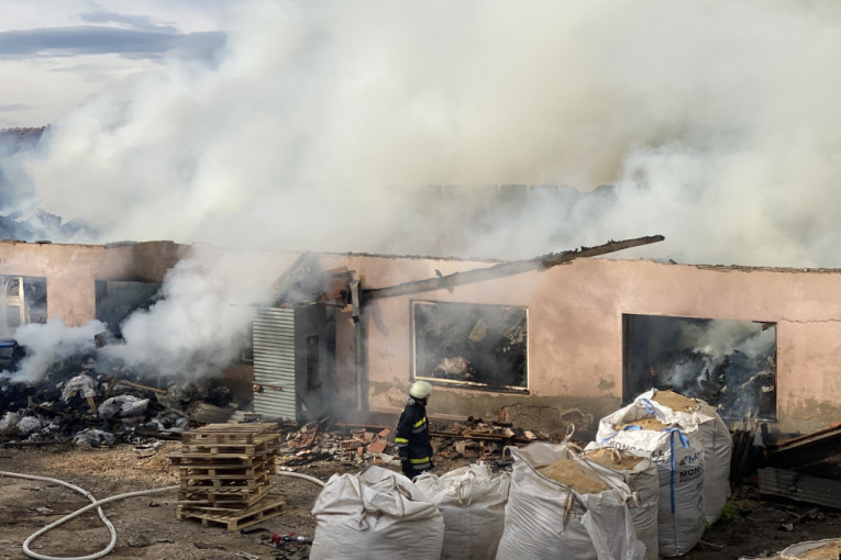 Buknuo požar u nekadašnjoj fabrici dečijeg nameštaja “Stolar” u Pirotu! (FOTO)
