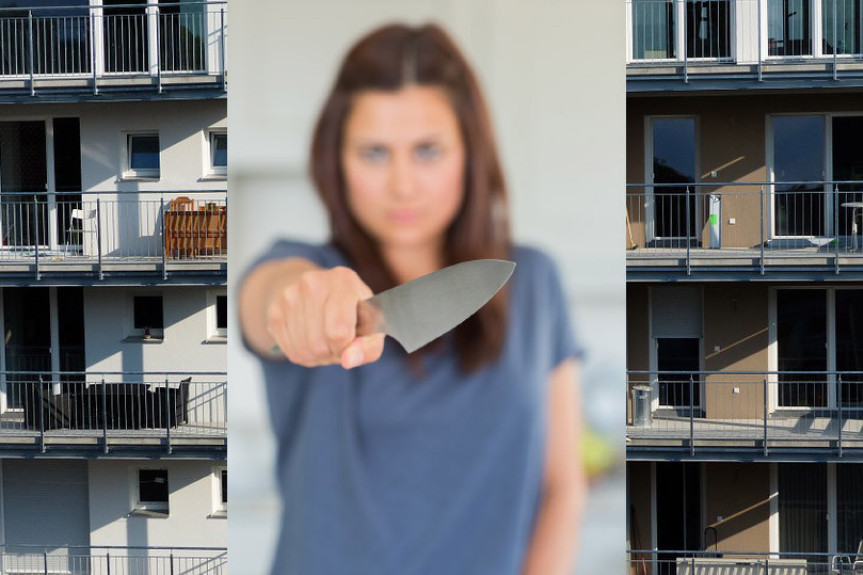 Mlađa žena sa Čukarice pretila samoubistvom dok je držala nož u rukama: Policija odmah reagovala!
