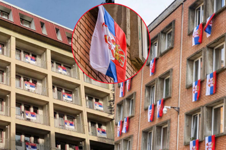 Beograd i Novi Sad spremno dočekuju Dan zastave: Studenti ponosno ističu srpsku zastavu! (FOTO)
