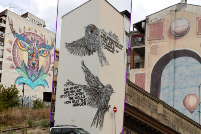 Sivilo grada pretvaraju u boju: Kakvu priču kriju beogradski murali? (FOTO)