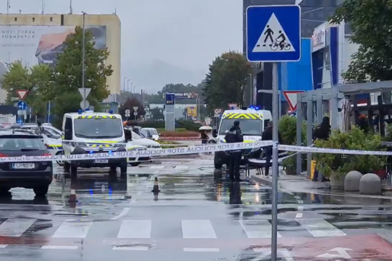 Prvi snimak nakon napada u Ljubljani: Ljudi ležali na zemlji i vrištali, napadač pobegao (VIDEO)