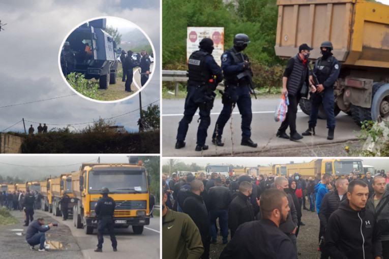 Tenzije na Kosovu: Srbi rešeni da ostanu na administrativnim prelazima, nameštaju šatore (VIDEO)