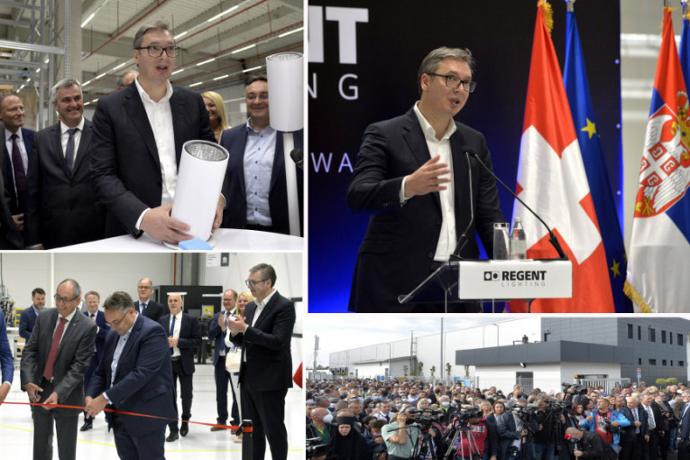 Predsednik Vučić otvorio firmu u Svilajncu i najavio nova ulaganja: Gradićemo obilaznicu