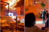 Venčanje iz snova se pretvorilo u pakao: Vatromet napravio haos, gosti jedva spasili živu glavu (VIDEO)