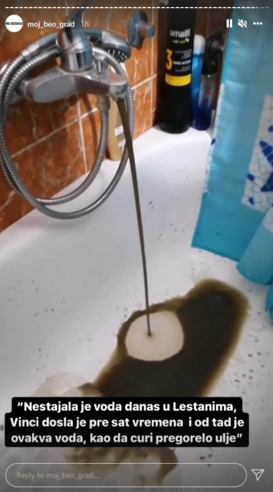 Leštane je ceo dan bilo bez vode, a kada je stigla, meštani su se zgrozili prizorom (FOTO)