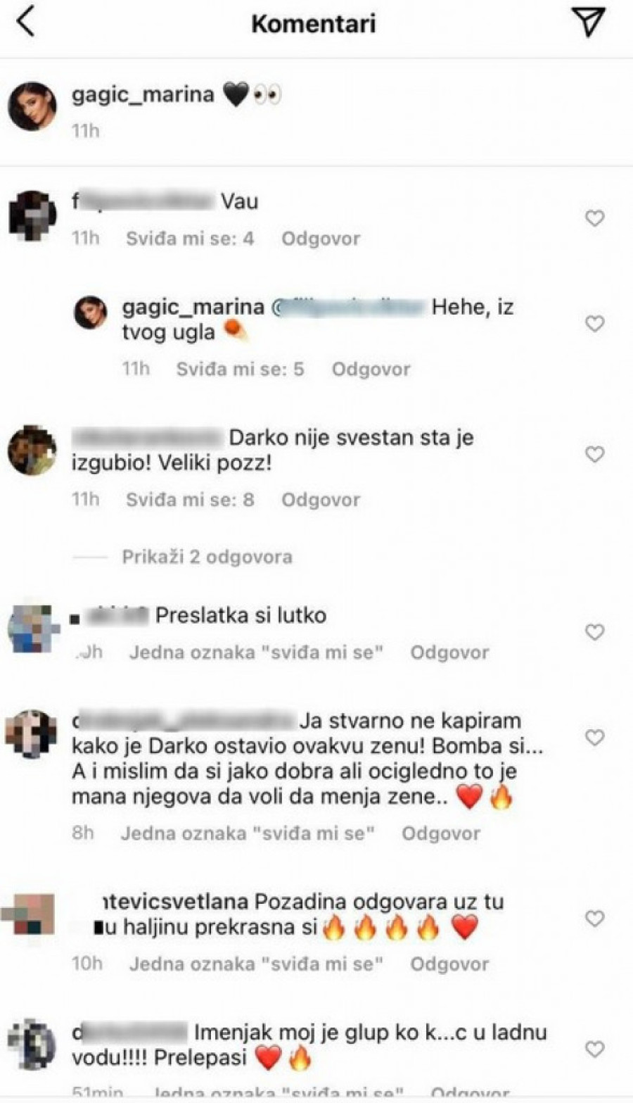 Darko nije svestan šta je izgubio! Lazićeva bivša verenica objavom napravila pometnju među muškarcima