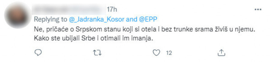 Jadranki Kosor smeta Vučićevo prisustvo u Sloveniji i pitanje odakle joj stan u kojem živi