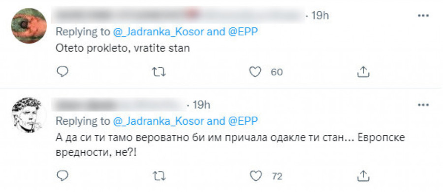 Jadranki Kosor smeta Vučićevo prisustvo u Sloveniji i pitanje odakle joj stan u kojem živi