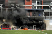 Požar uživo pred utakmicu Engleske: Zapalio se stadionu u Andori (FOTO/VIDEO)