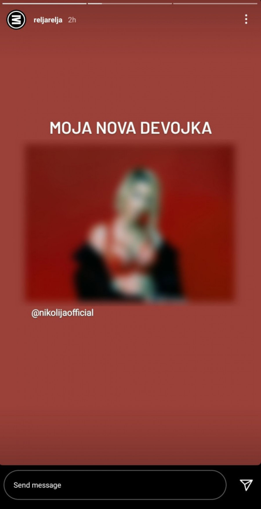 Relja Popović Instagram screenshot