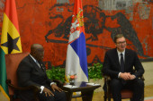 Vučić uručio orden predsedniku Gane! Svečana ceremonija u Palati Srbija