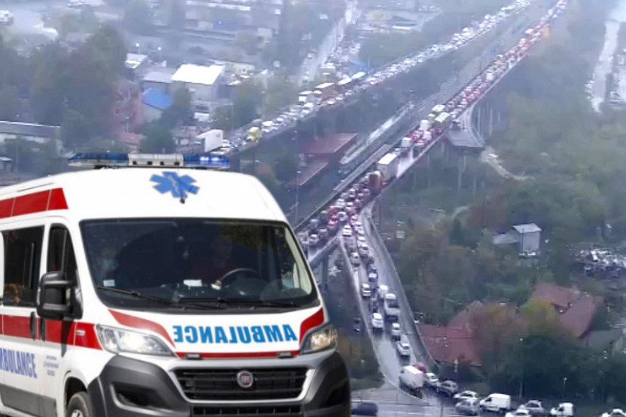 Veliki lančani sudar na Pančevcu: Dvoje dece povređeno, u nesreći učestvovalo sedam vozila!