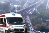 Lančani sudar na Pančevačkom mostu, jedna osoba povređena